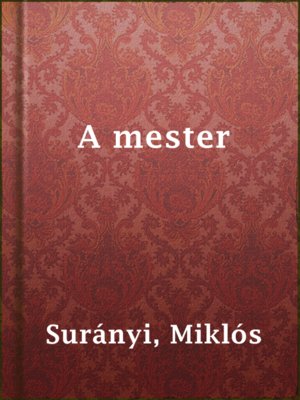 cover image of A mester